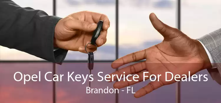 Opel Car Keys Service For Dealers Brandon - FL