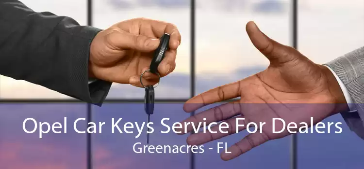 Opel Car Keys Service For Dealers Greenacres - FL