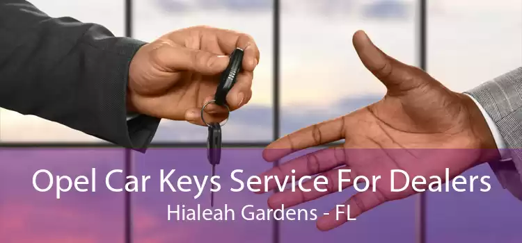 Opel Car Keys Service For Dealers Hialeah Gardens - FL
