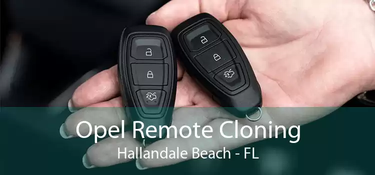 Opel Remote Cloning Hallandale Beach - FL